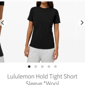 Lululemon Black Short Sleeve T-Shirt